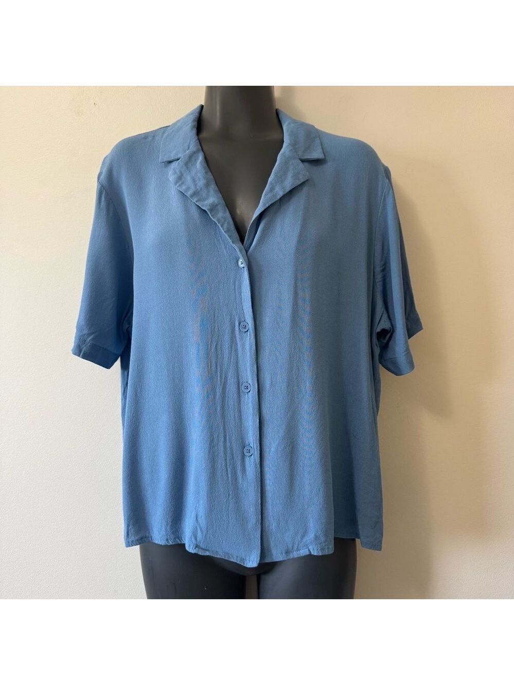 Frank & Oak Blue Button Down Shirt